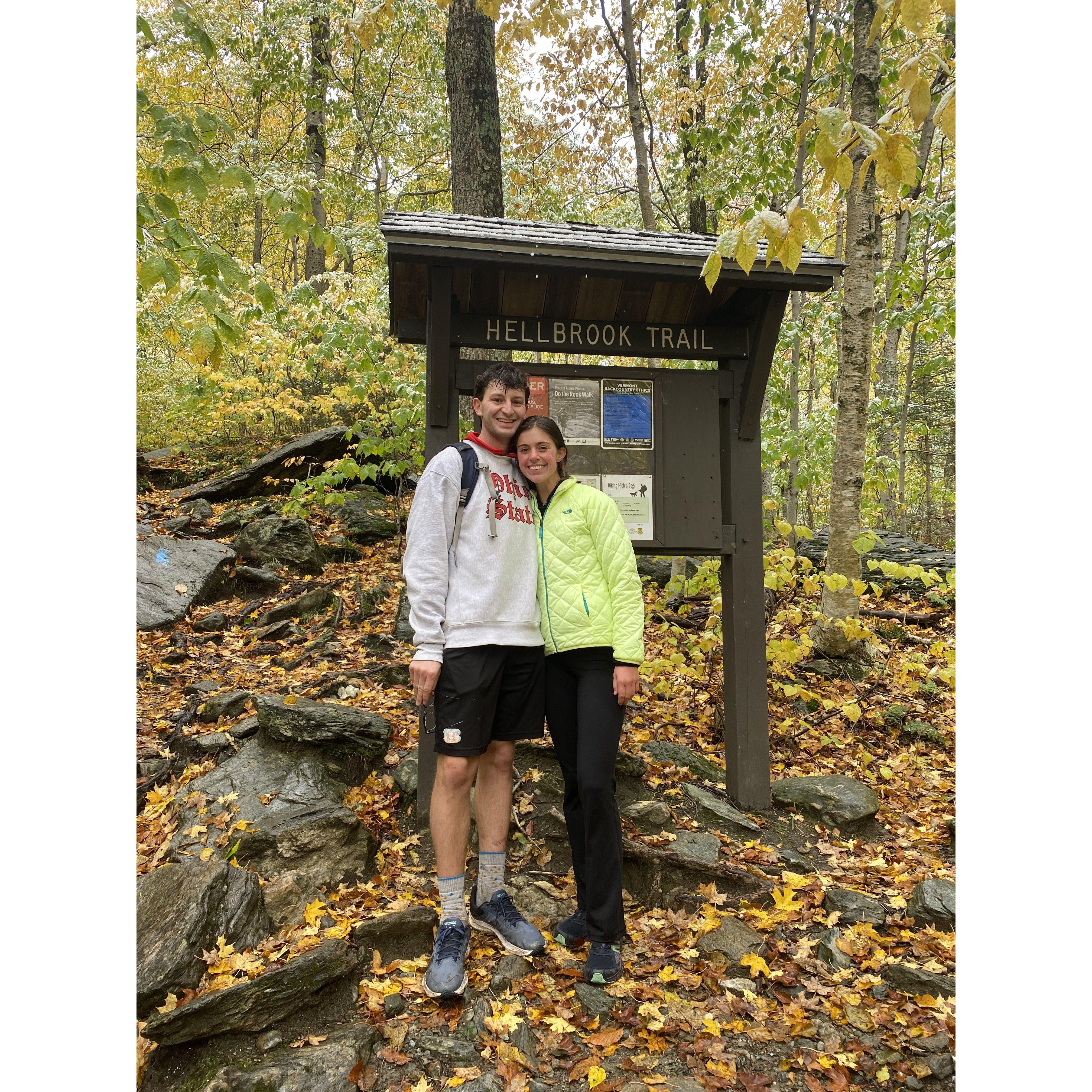 Hiking Mt. Mansfield in Vermont