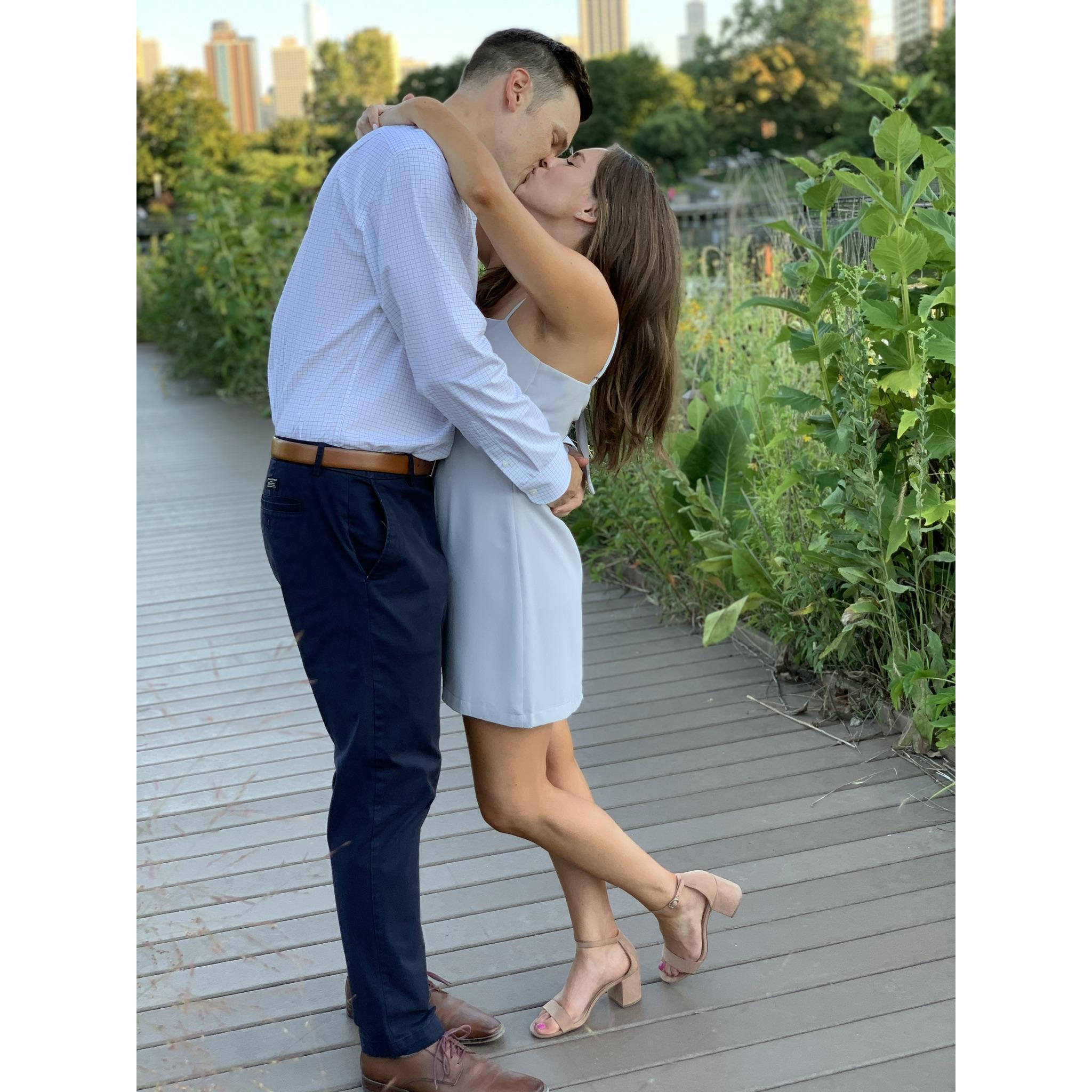 Here’s one of our favorites from our engagement photoshoot