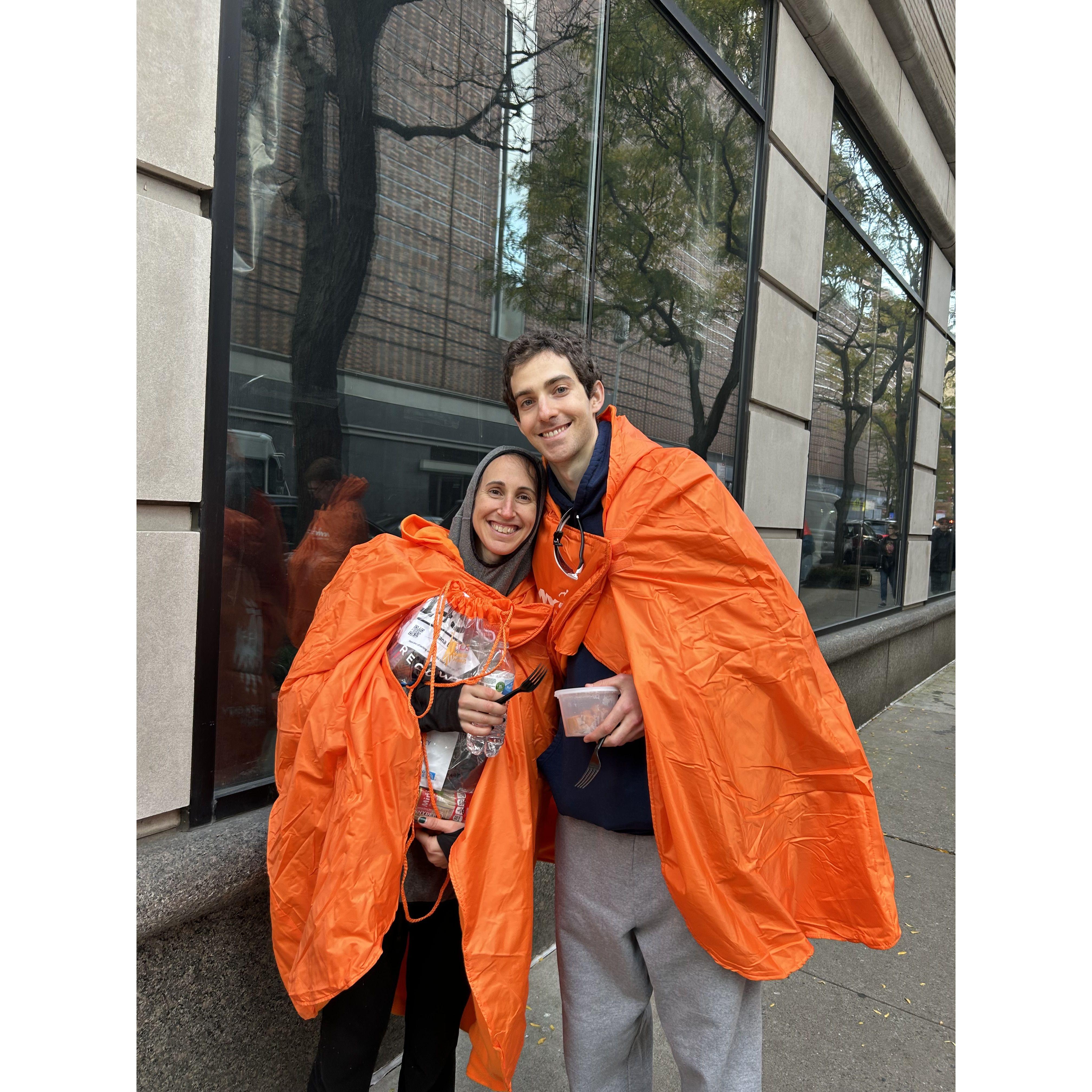 Our first marathon together!