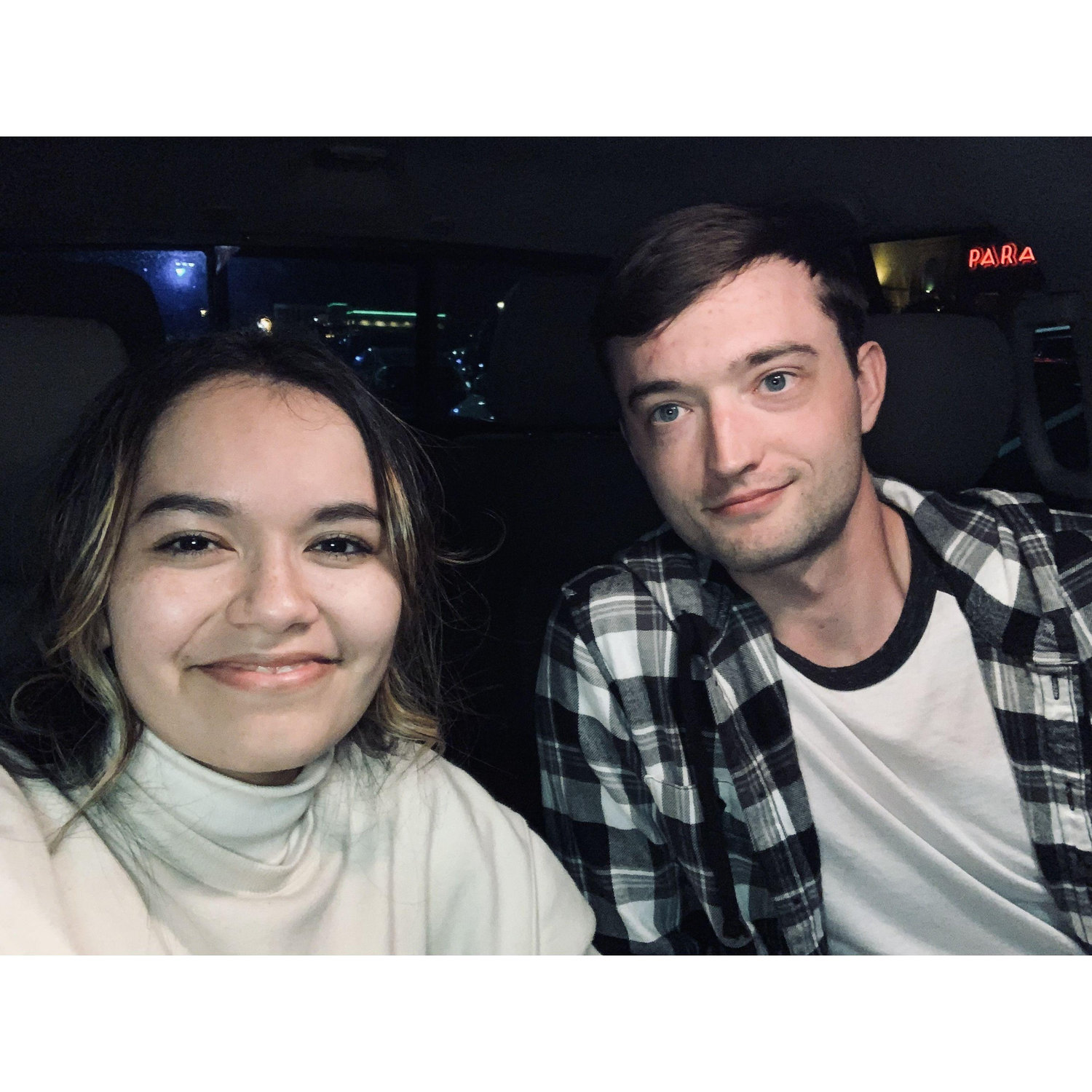 our second date, officially boyfriend & girlfriend