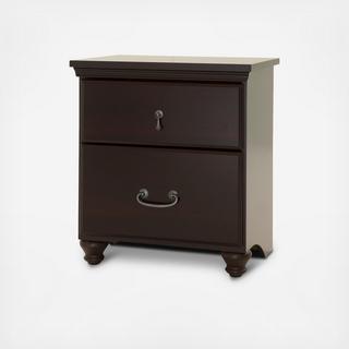 Noble 2-Drawer Nightstand