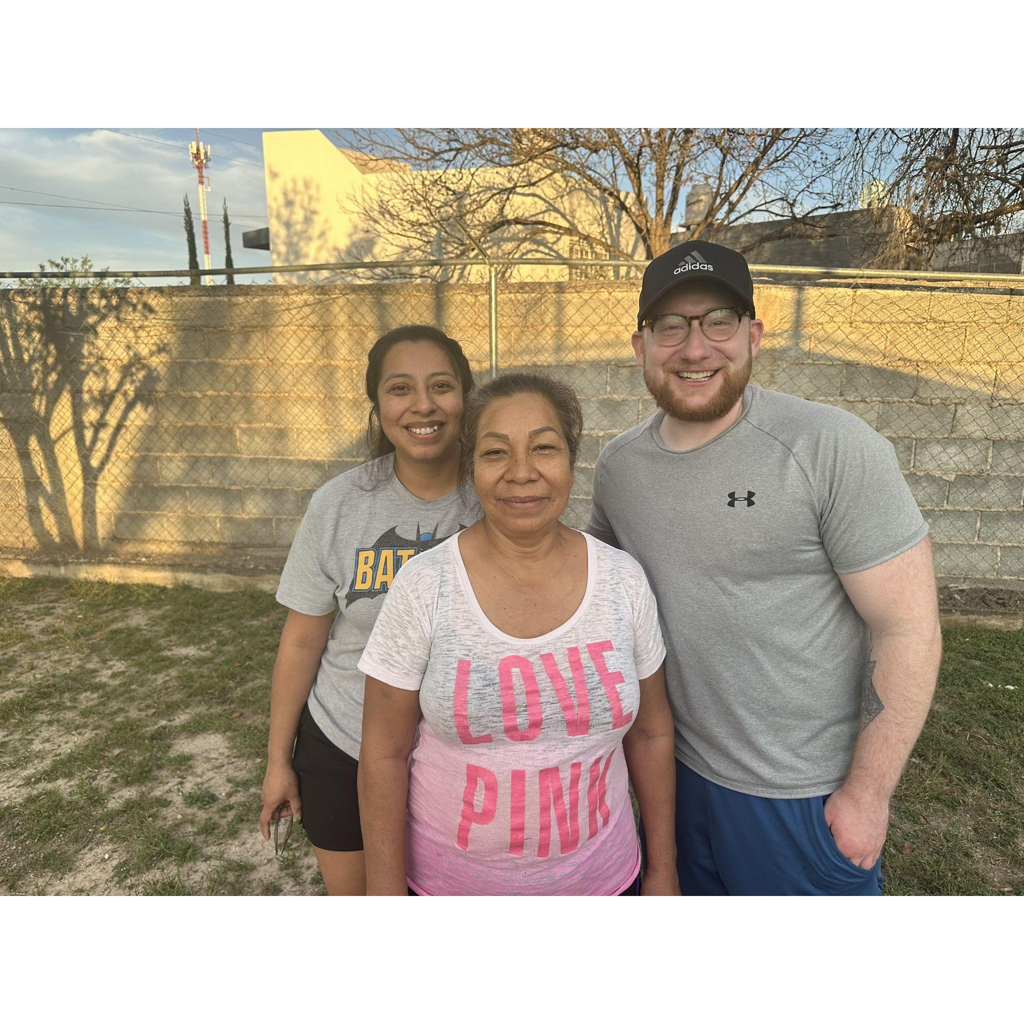 Spending time with Rey's mom in Mexico