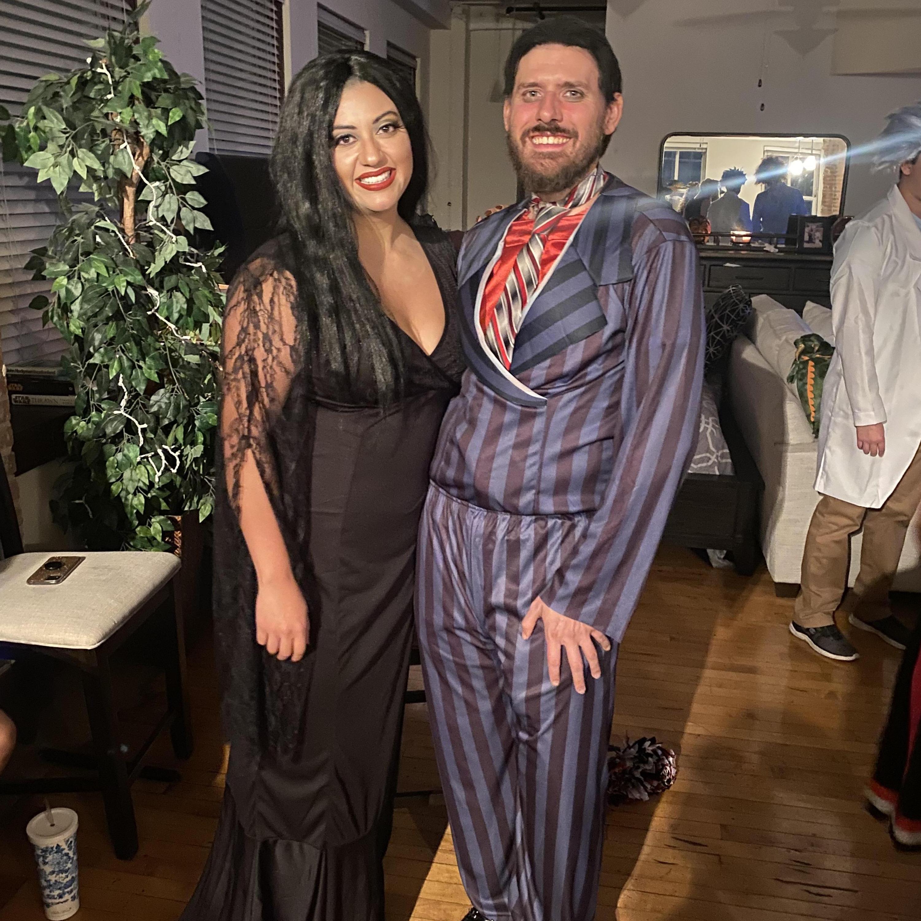 Morticia and Gomez Addams