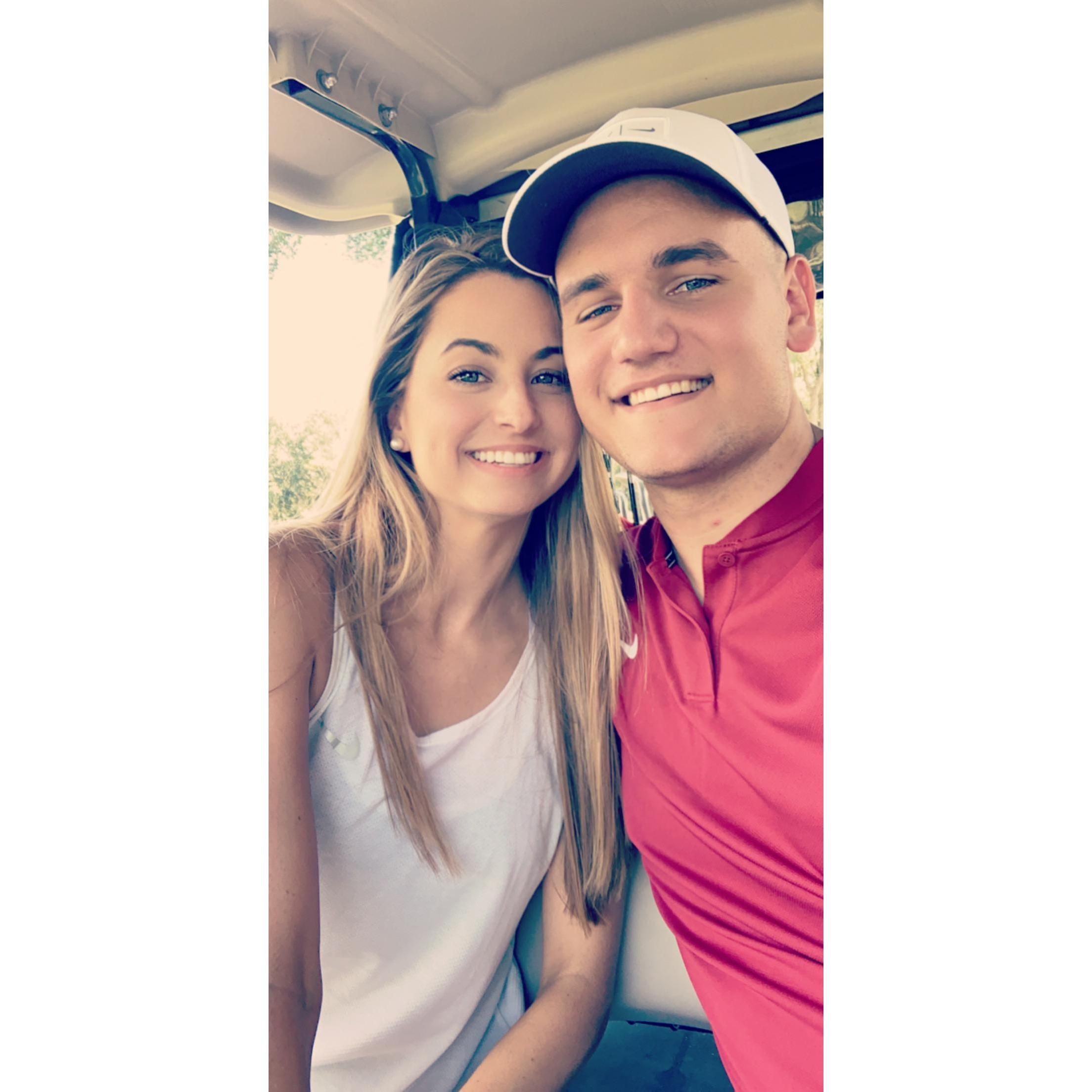 First golf outing :)