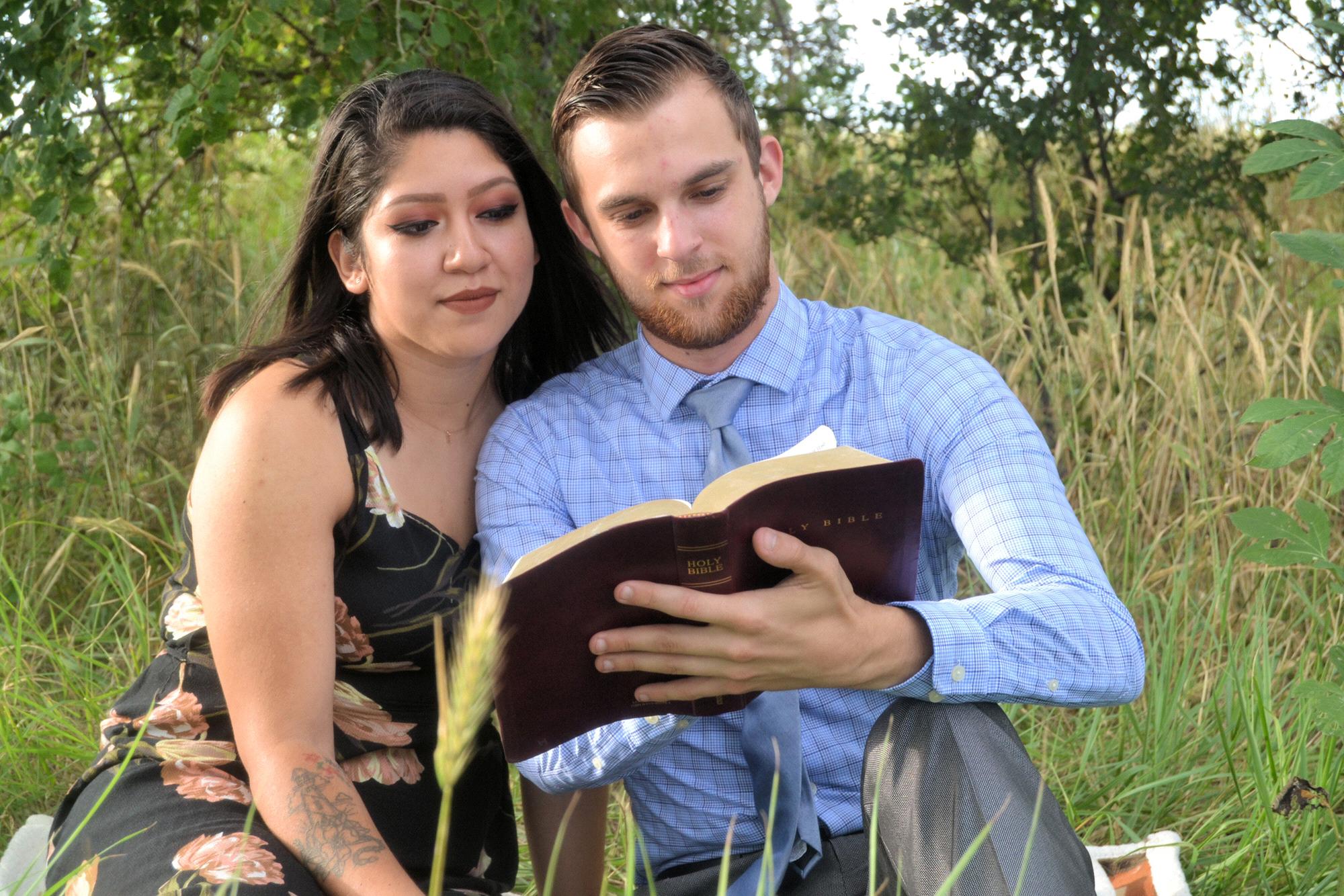 Here are our official engagement photos! Photos by: Kayla Harris (SpurOfTheMomentPhotography)