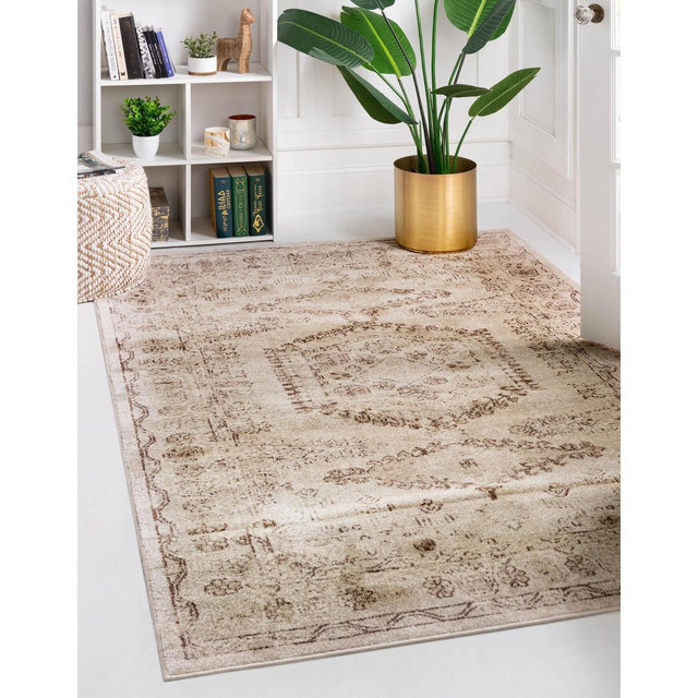 Unique Loom 2' 2 x 3' 0 Utopia Larissa Beige Area Rug