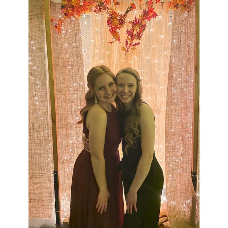 (2021) Abby and Natalie at the St. Paul's Knights Ball