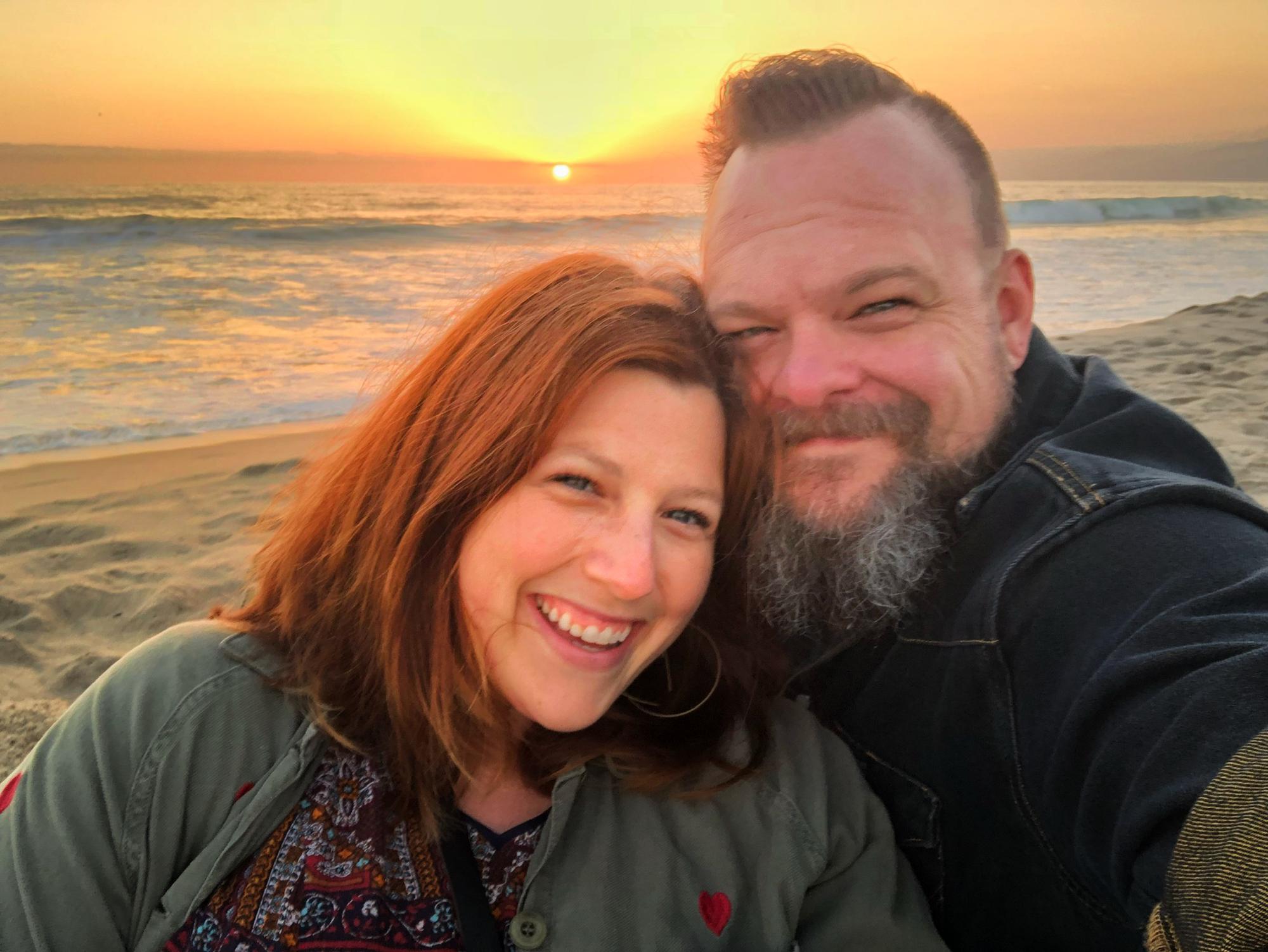 Cheers to a lifetime of enjoying sunsets together.