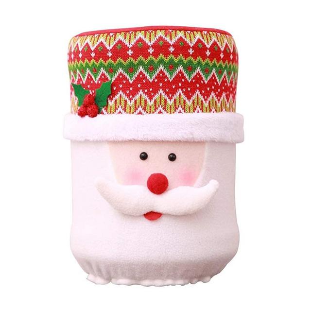 1PC Christmas Dust Cover Water Dispenser Durable Dustproof Fabric Bucket Cover Cartoon Cover Protector