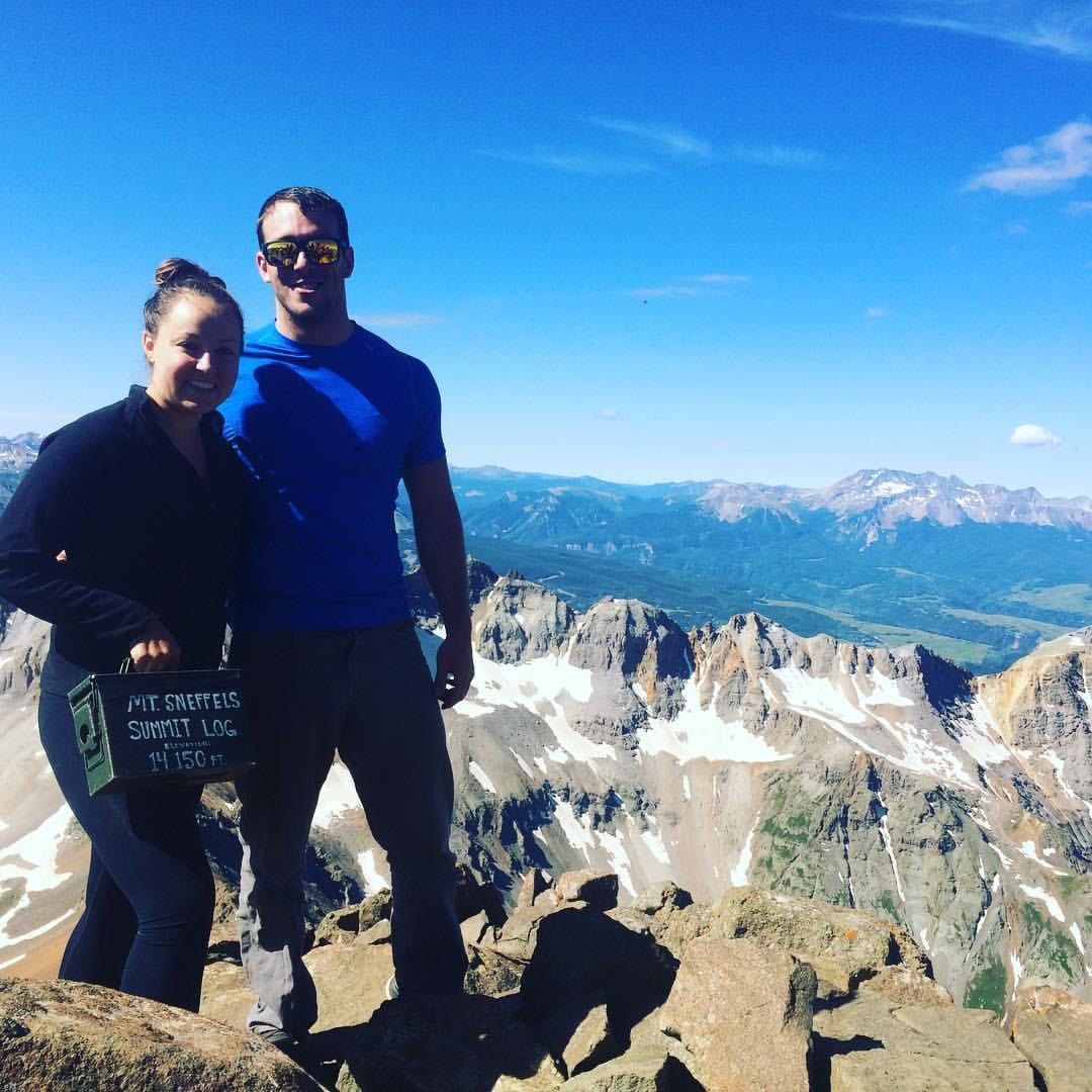 After we hiked our first fourtneen'er