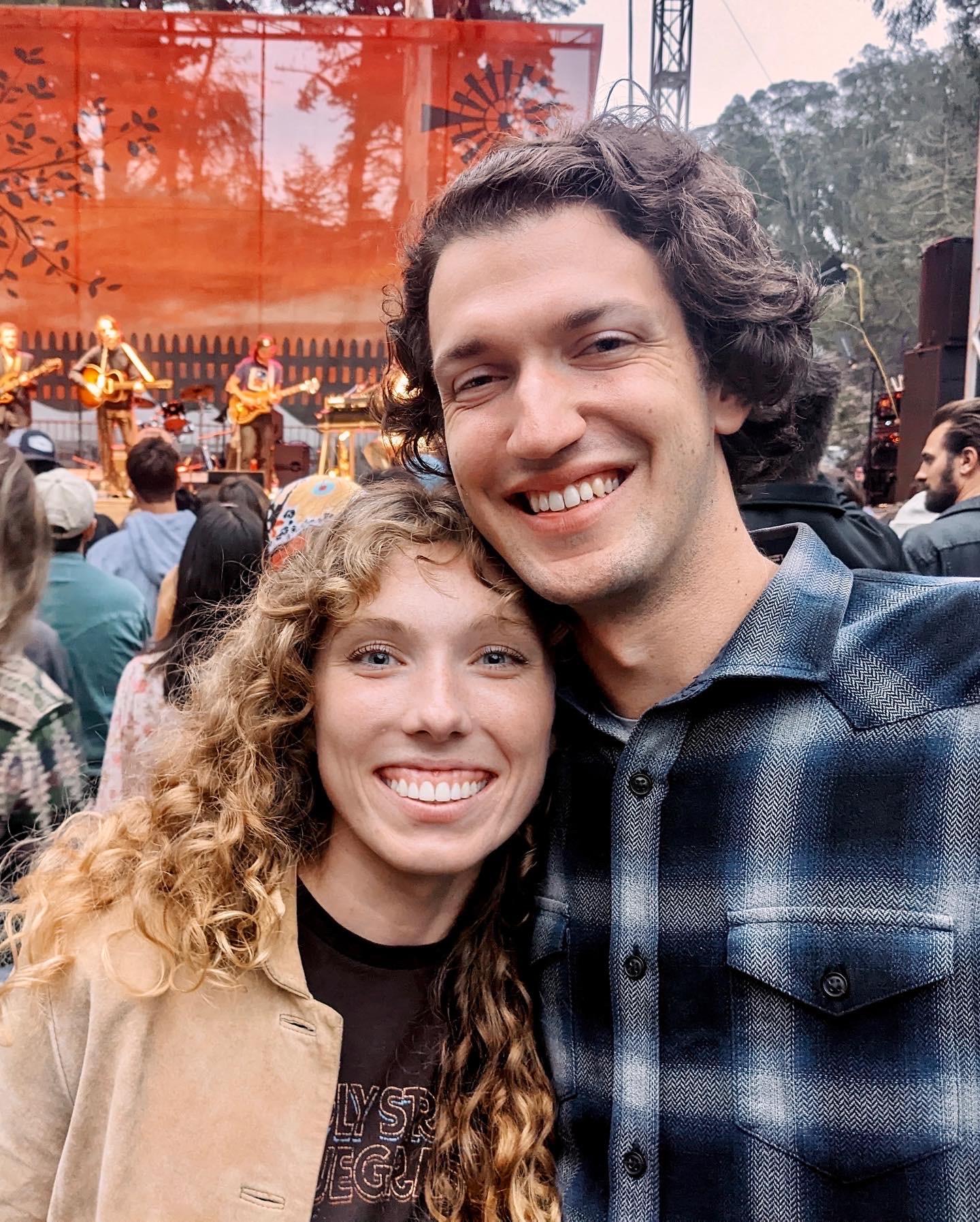 This was taken at Hardly Strictly Bluegrass festival in San Francisco, a Fyson tradition that Tommy got to enjoy with his future family!