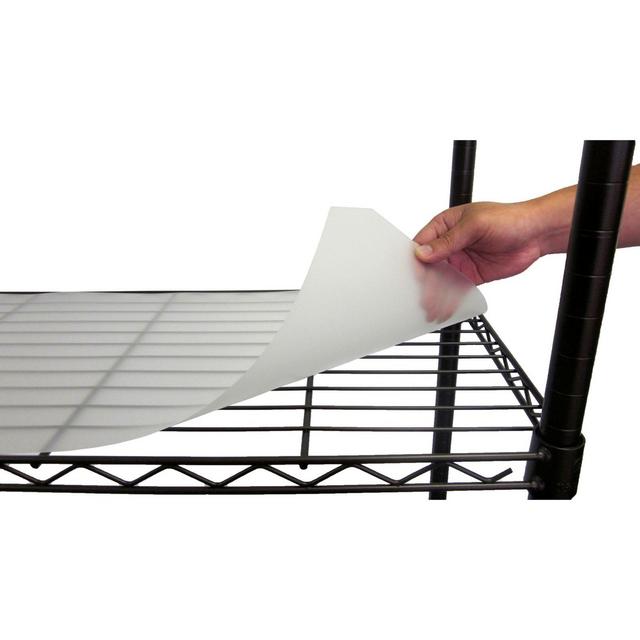 Trinity 14-Inch x 3-Foot Non-Adhesive Frosted Shelf Liners (Set of 4)