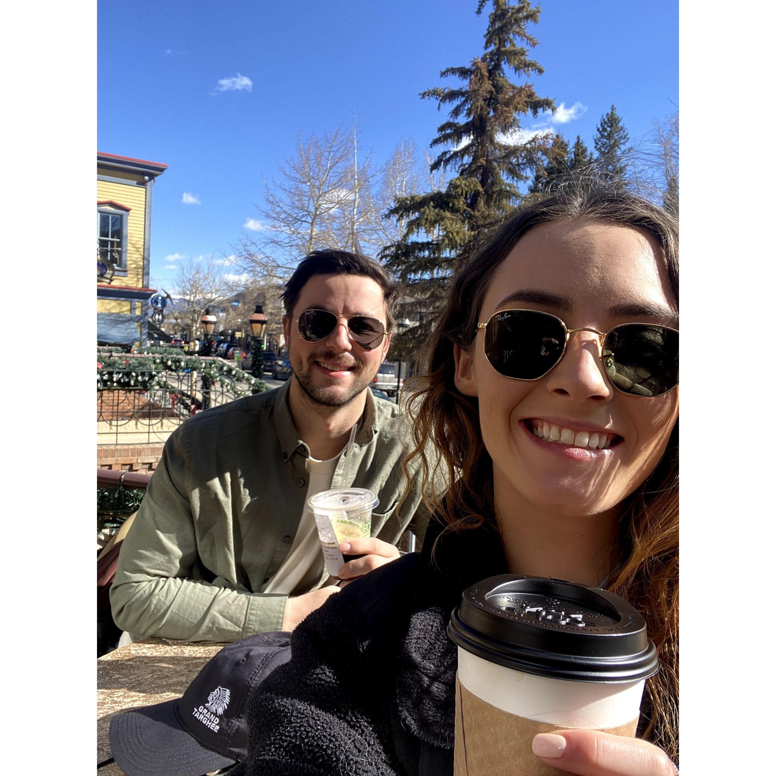 Coffee date in Colorado