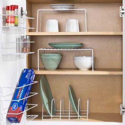 Home Basics 5-Piece Cabinet Organizer Set in Natural