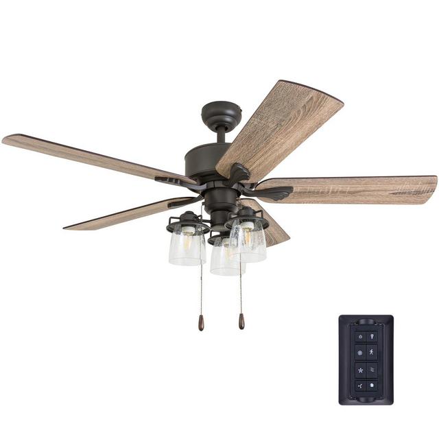 52'' Sheyla 5 - Blade Standard Ceiling Fan with and Light Kit Included