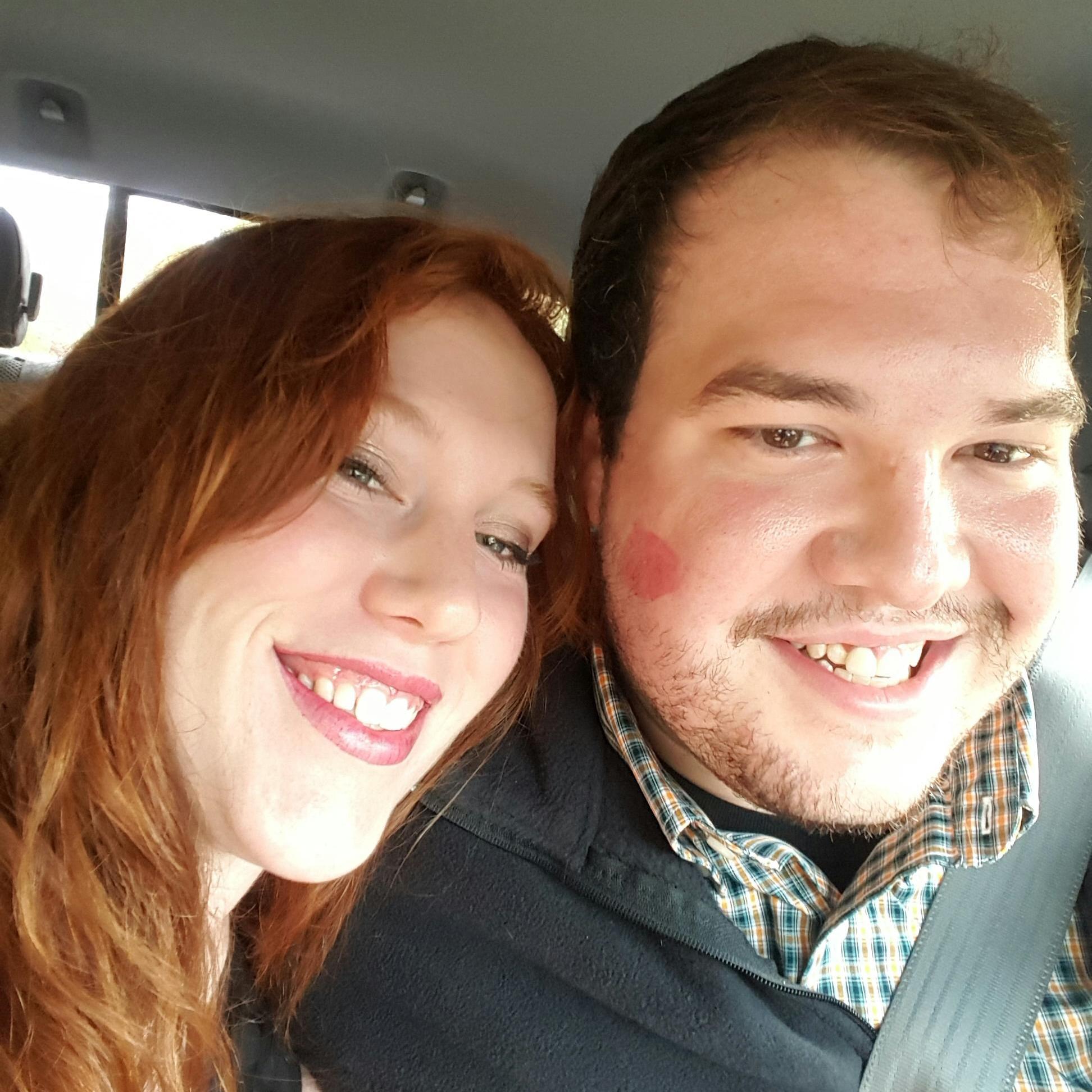 Had to do the classic smooch!