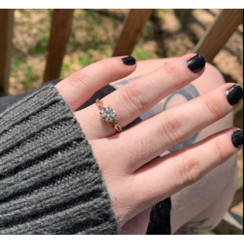 My ring! Photos of Jon's ring to come once he chooses one.