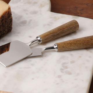 Mango Wood Cheese Knife, Set of 2