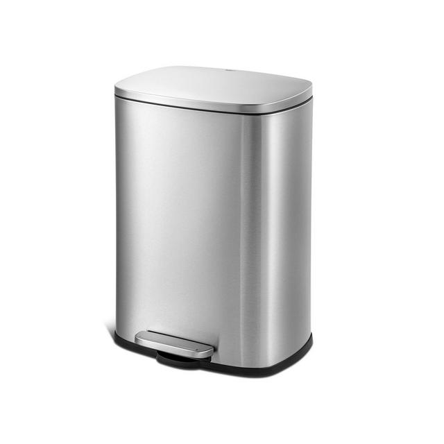 QualiaZero 13.2 Gallon Rectangular Step Can