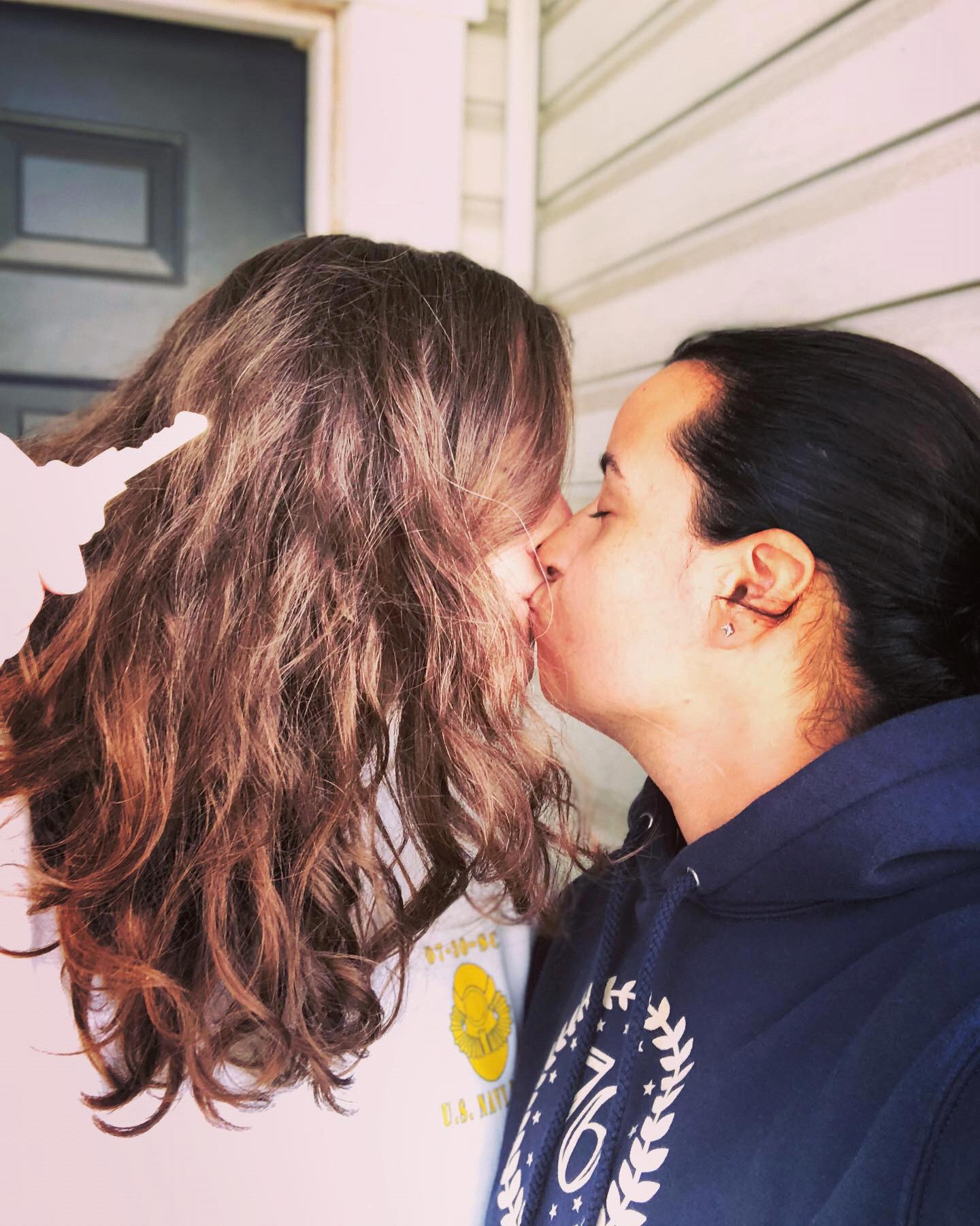 The day we moved into our 2nd apartment!