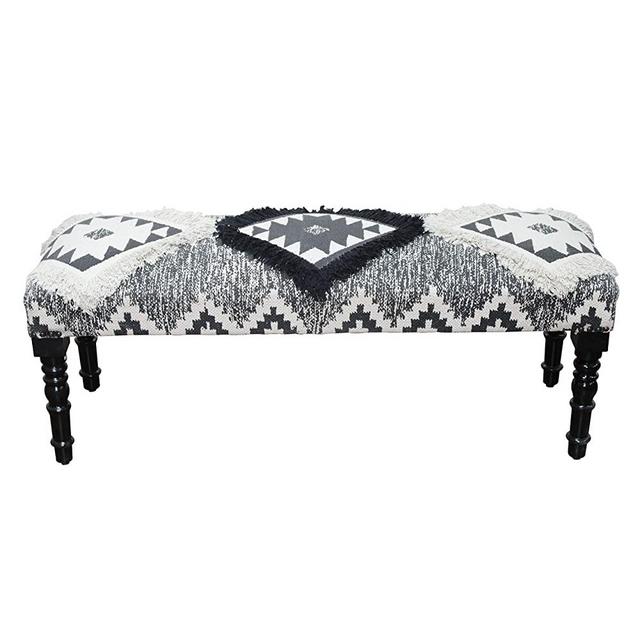LR Home Modern Southwestern Tufted Bench, 1'6" x 3'11" x 1'4", Multi