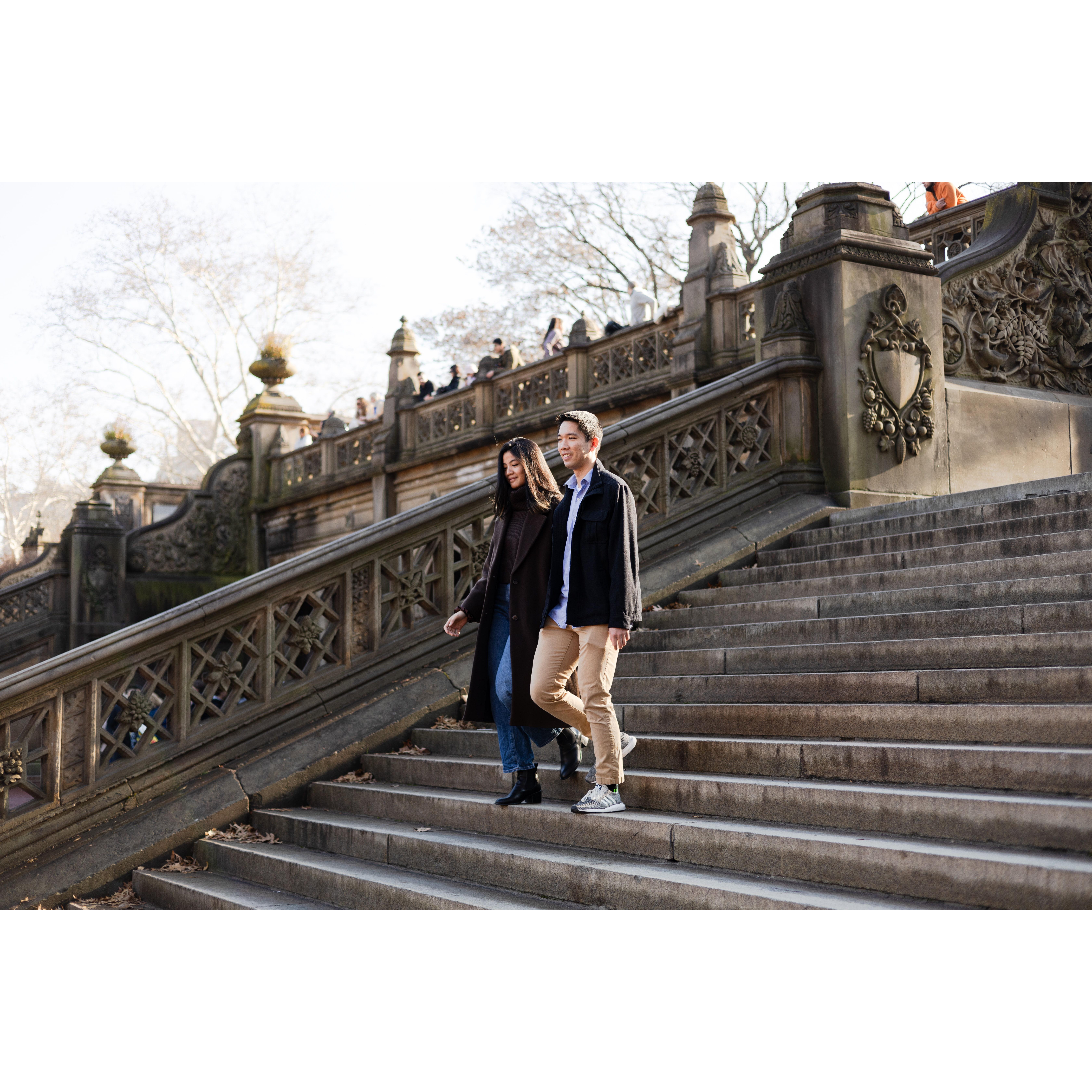 Winter in Central Park. Our favorite place.