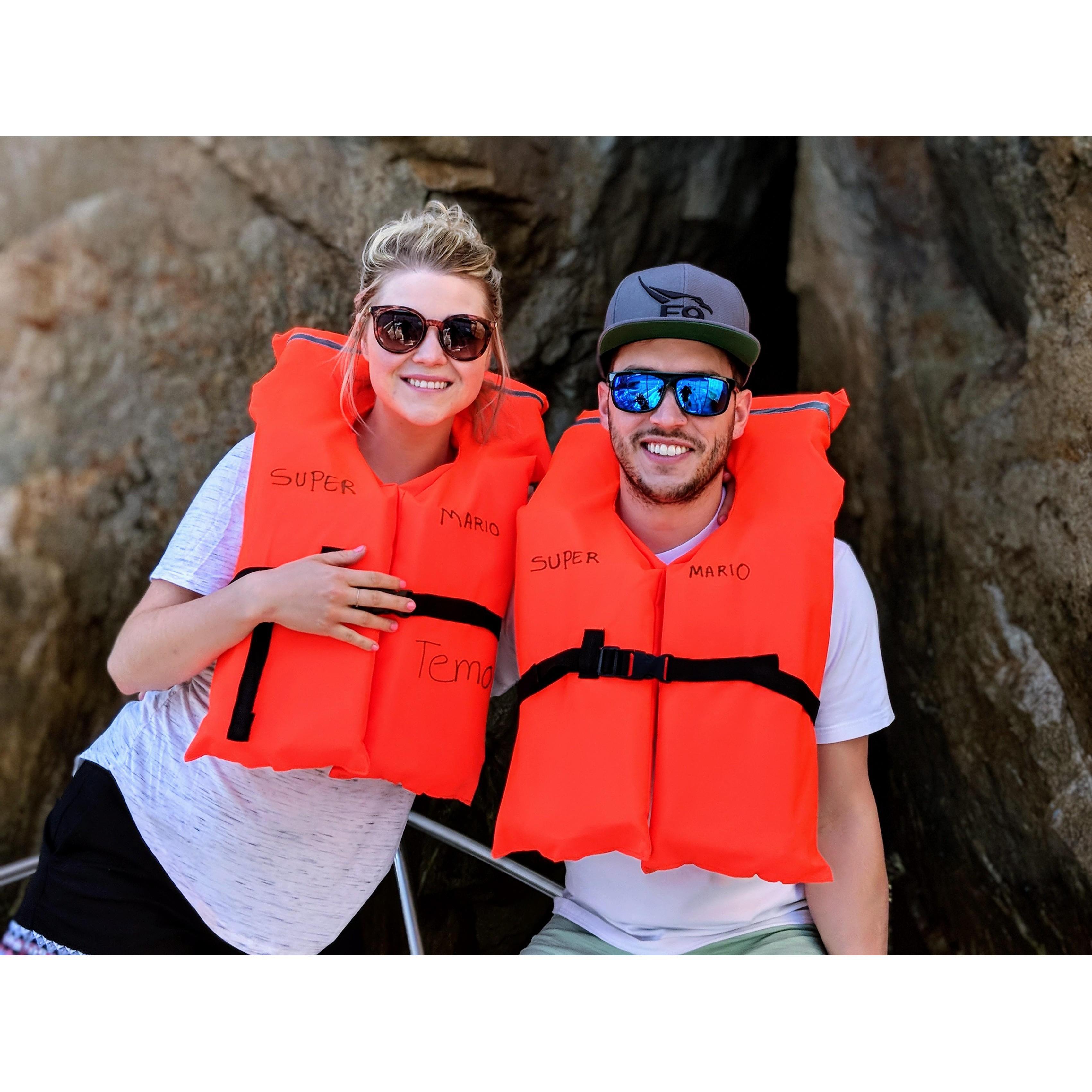 For Kelli's spring break, we went to Cabo San Lucas to see colorful fish in the wild. April 2018.