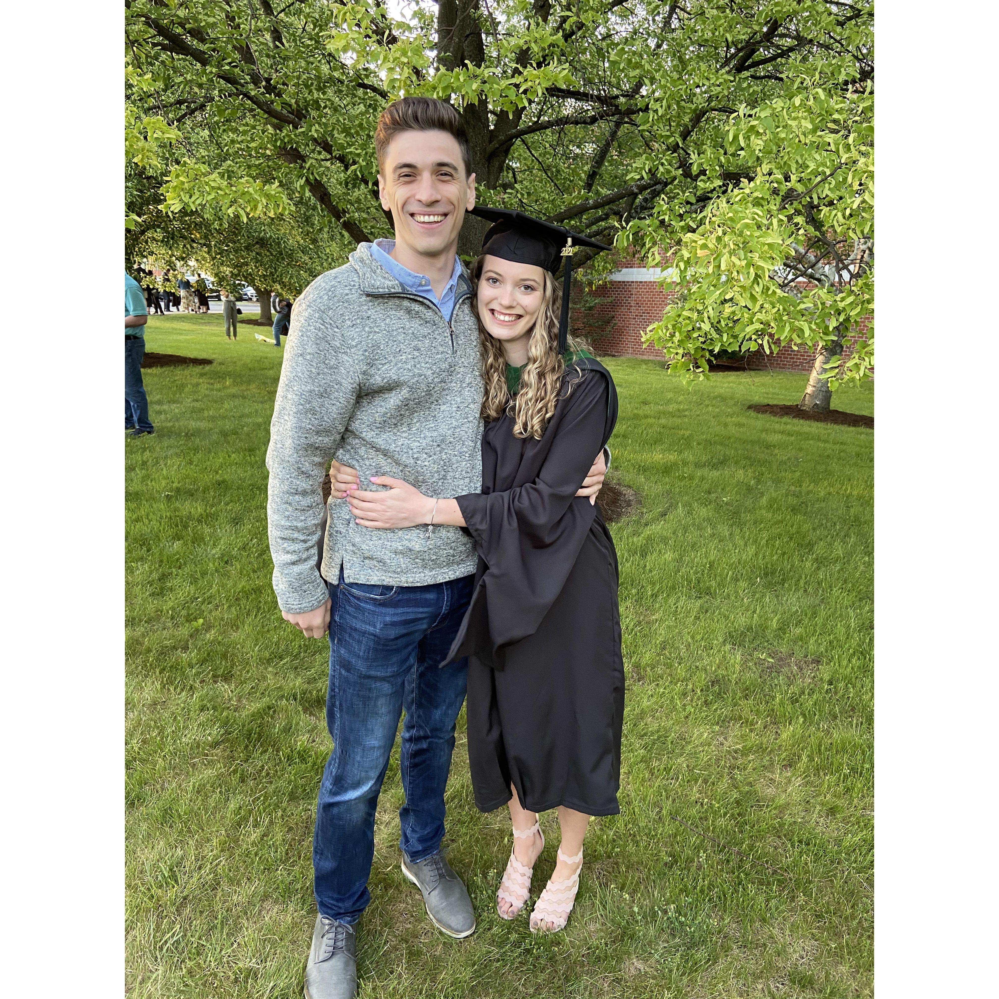 Mike and Lindsey at Lindsey’s PA School Graduation