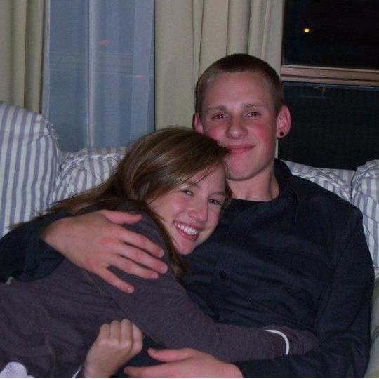 Our first picture together, October 2010