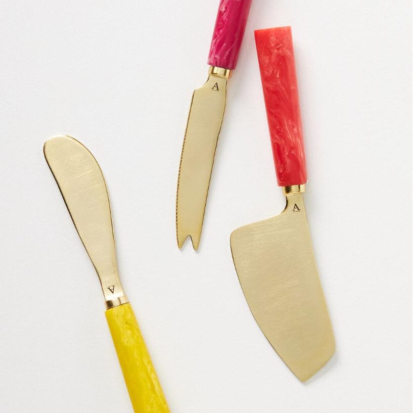 Edith Cheese Knives, Set of 3