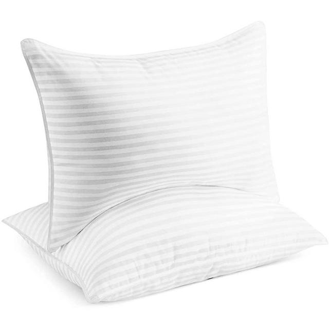 Beckham Hotel Collection Queen/Standard Size Memory Foam Bed Pillows Set of 2 - Cooling Shredded Foam Pillow for Back, Stomach or Side Sleepers