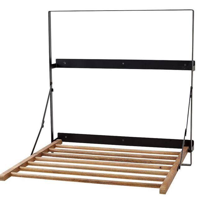 Trenton Laundry Drying Rack, Rustic Wood