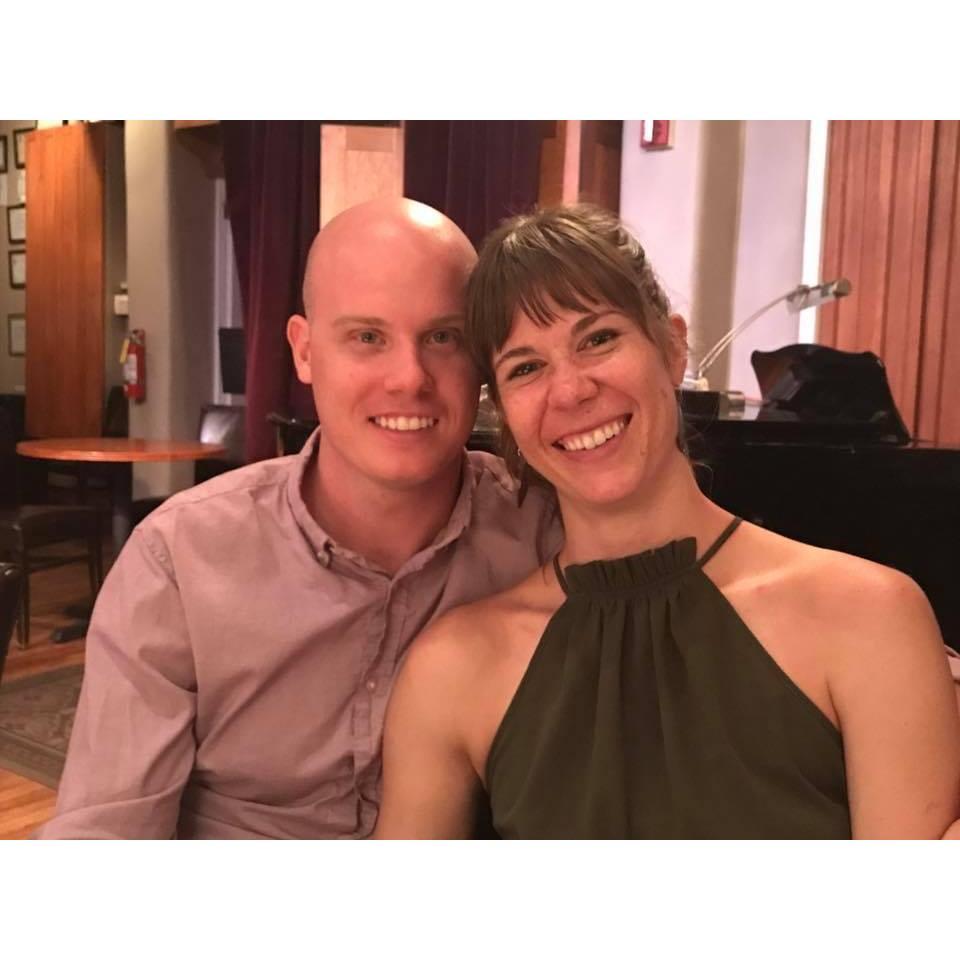 Dinner out in Santa Fe while home (2017)