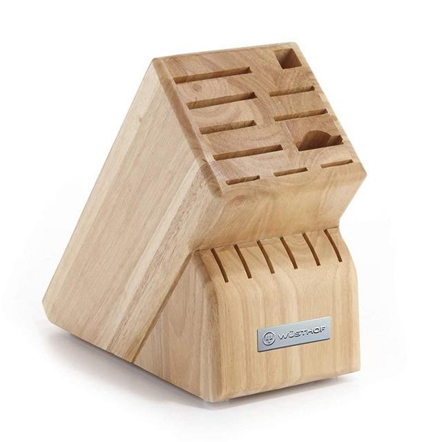 Wusthof 17 Slot Knife Storage Block, Beachwood