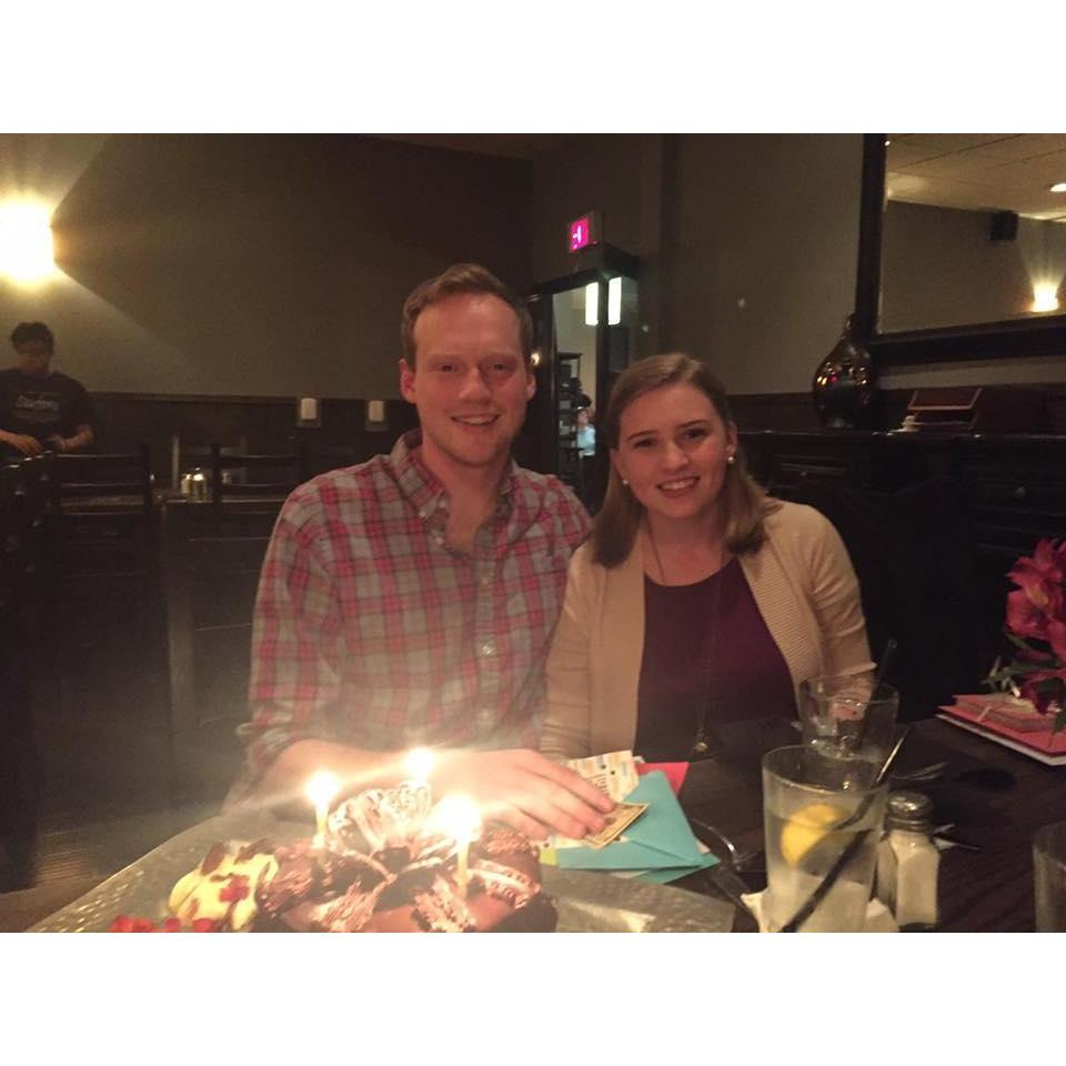 Our first time celebrating Dakota's birthday together!