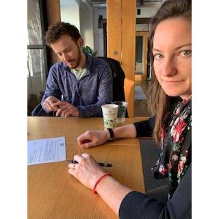 Taken during settlement on our first condo!!! PC and Realtor cred: Jesse Grimste