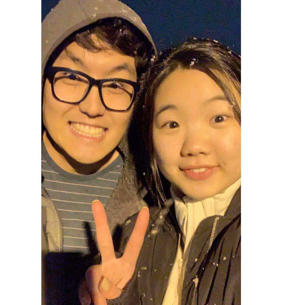 You know what they say about 첫눈 ㅋㅋ