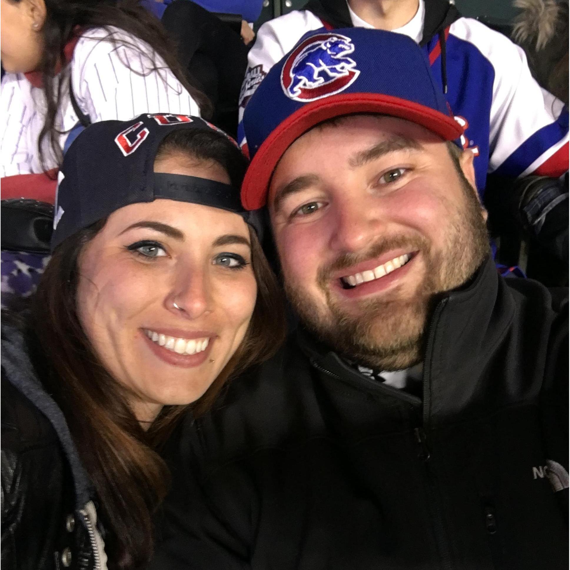 Our first (of many) Cubs games
