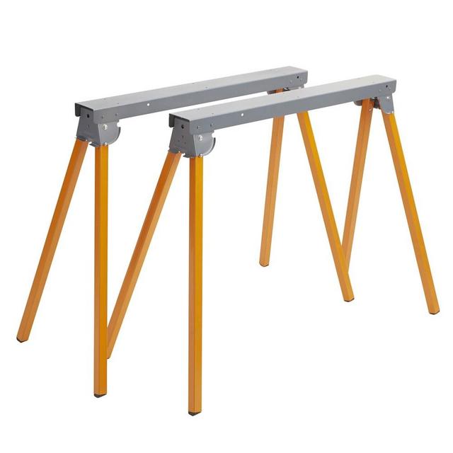 BORA 2-Pack 3.5-in W x 33-in H Steel Saw Horse (1000-lb Capacity)