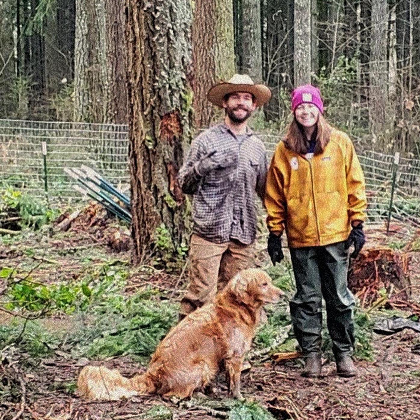 First time working on the property!