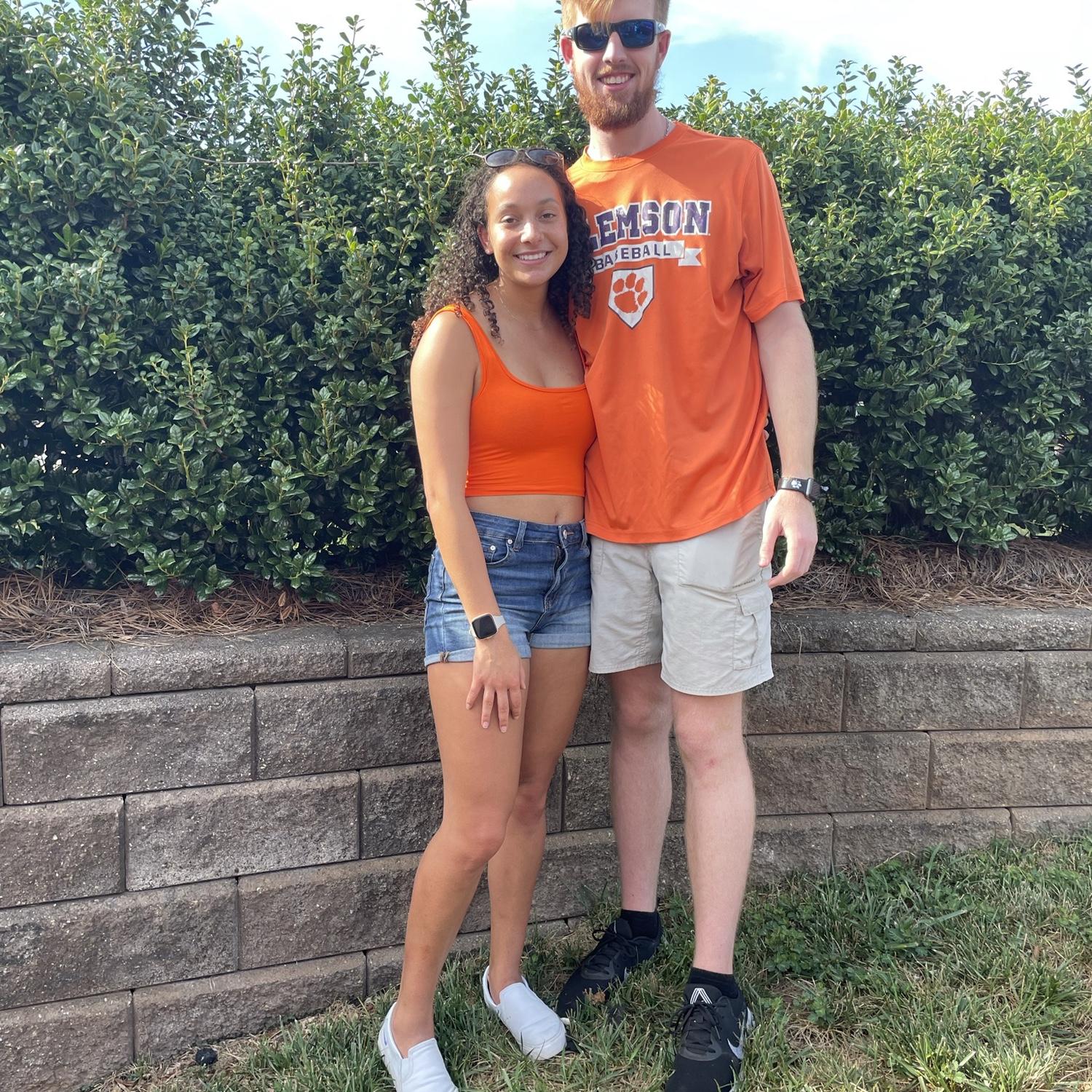 Josh and Paige were lucky enough to spend their first football season together cheering on the Tigers.