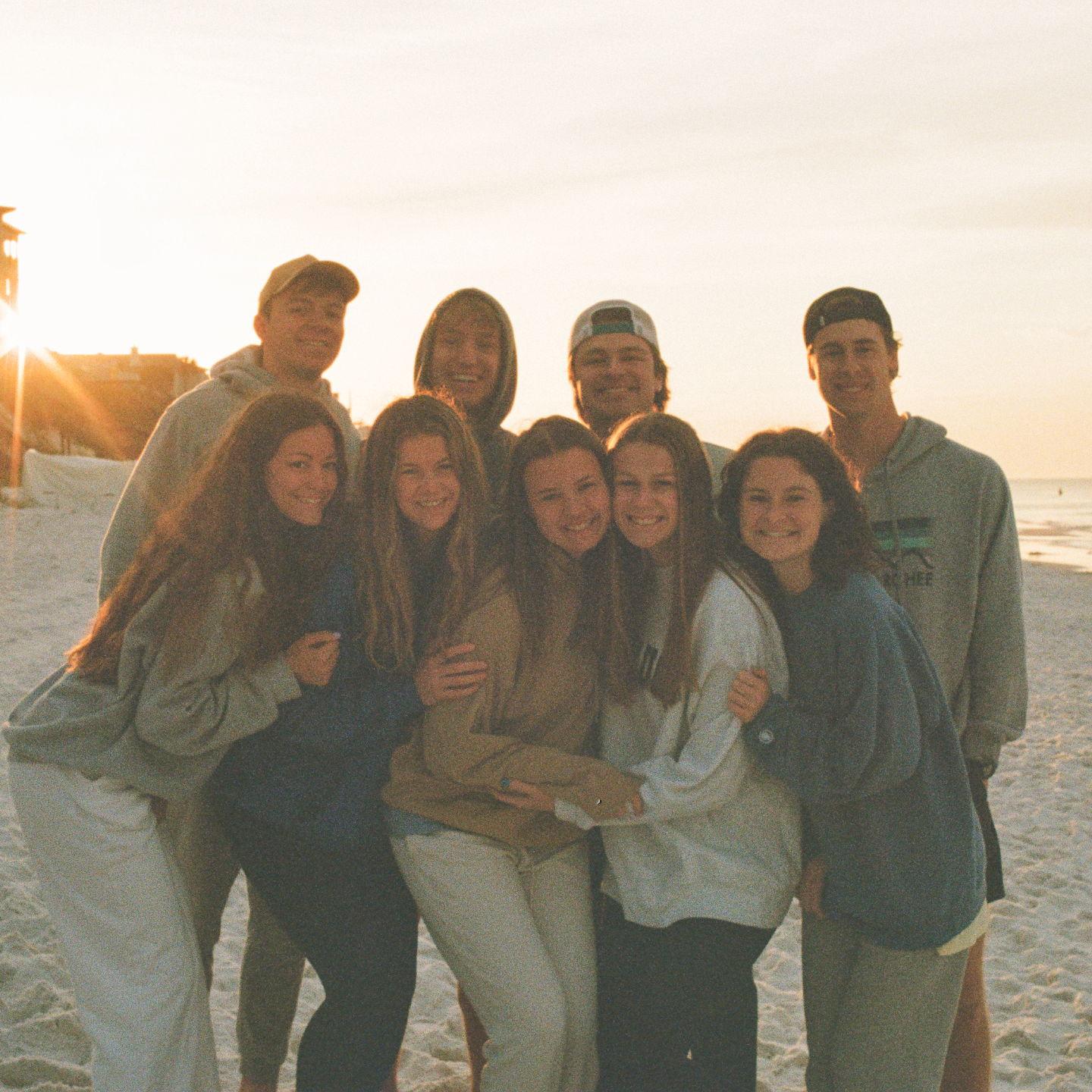 Spring Broke trip sophomore year in Florida with all of our best friends (future wedding party)! One of the best weeks of our lives!!