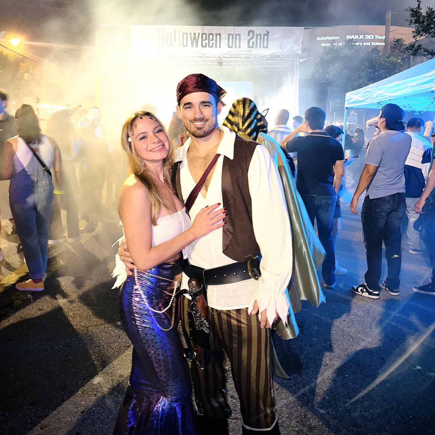 Our first picture together - Halloween 2024
'His Best Catch' 
Mermaid & Pirate