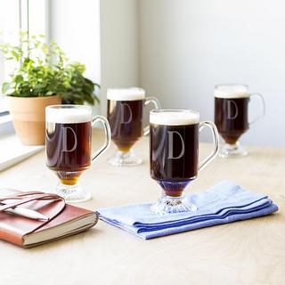 Personalized Irish Coffee Mug, Set of 4