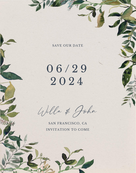 Zola Save The Dates - Buxton Classic
