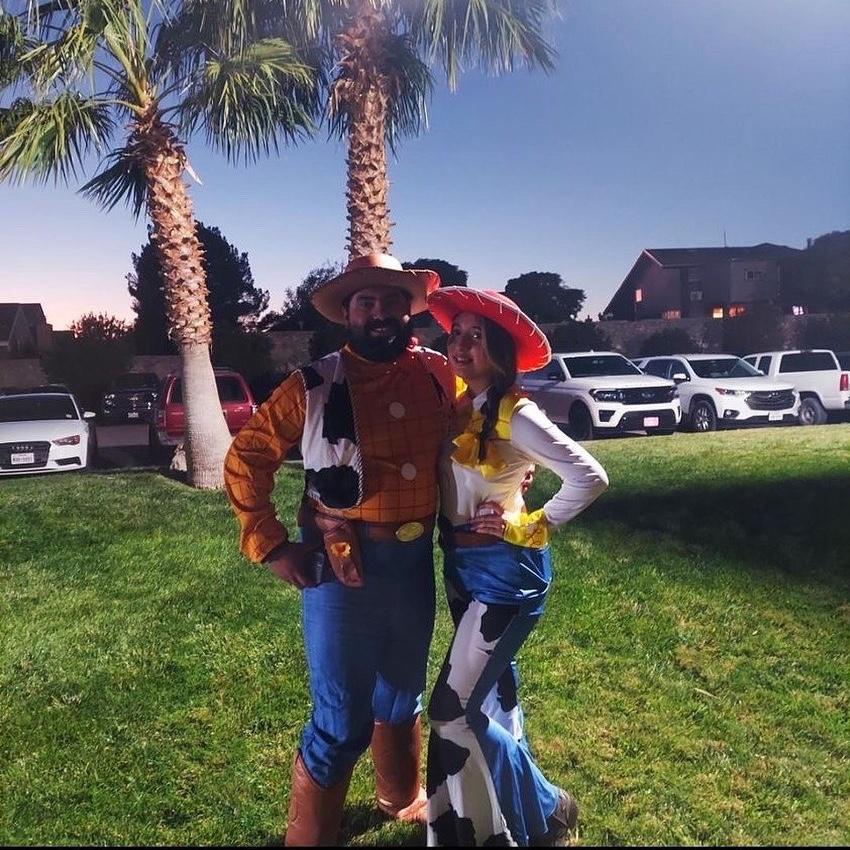 our first halloween together as woody & jessie🤠