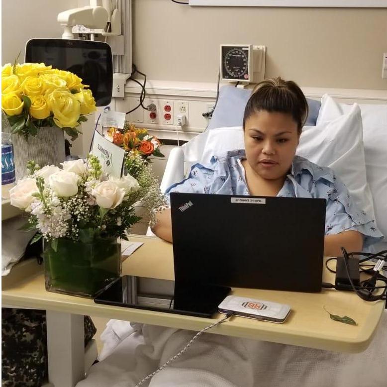 Even after surgery #alwaysworking
