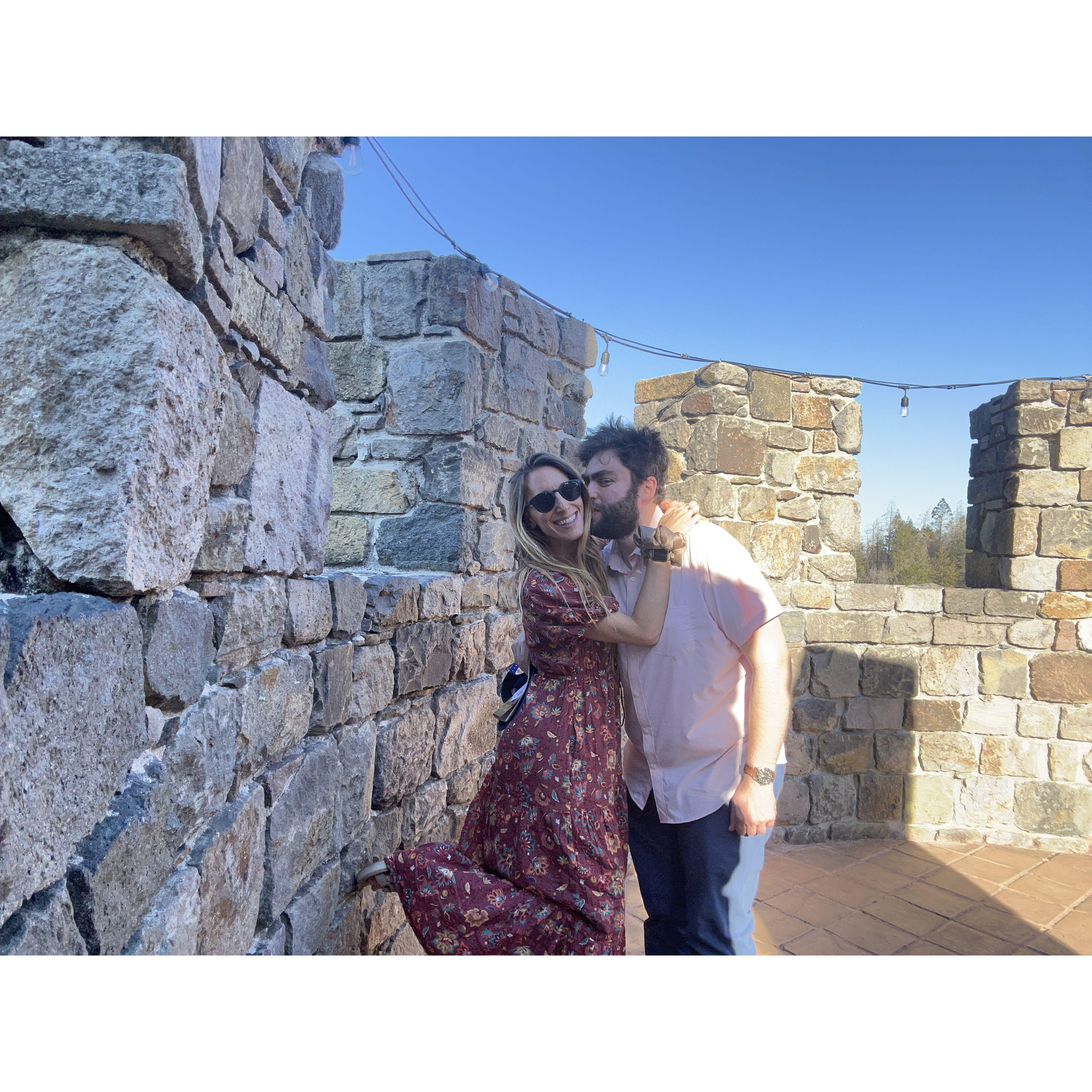 🏰 Wine tasting at a castle in Napa on our California summer road trip. (2024)
