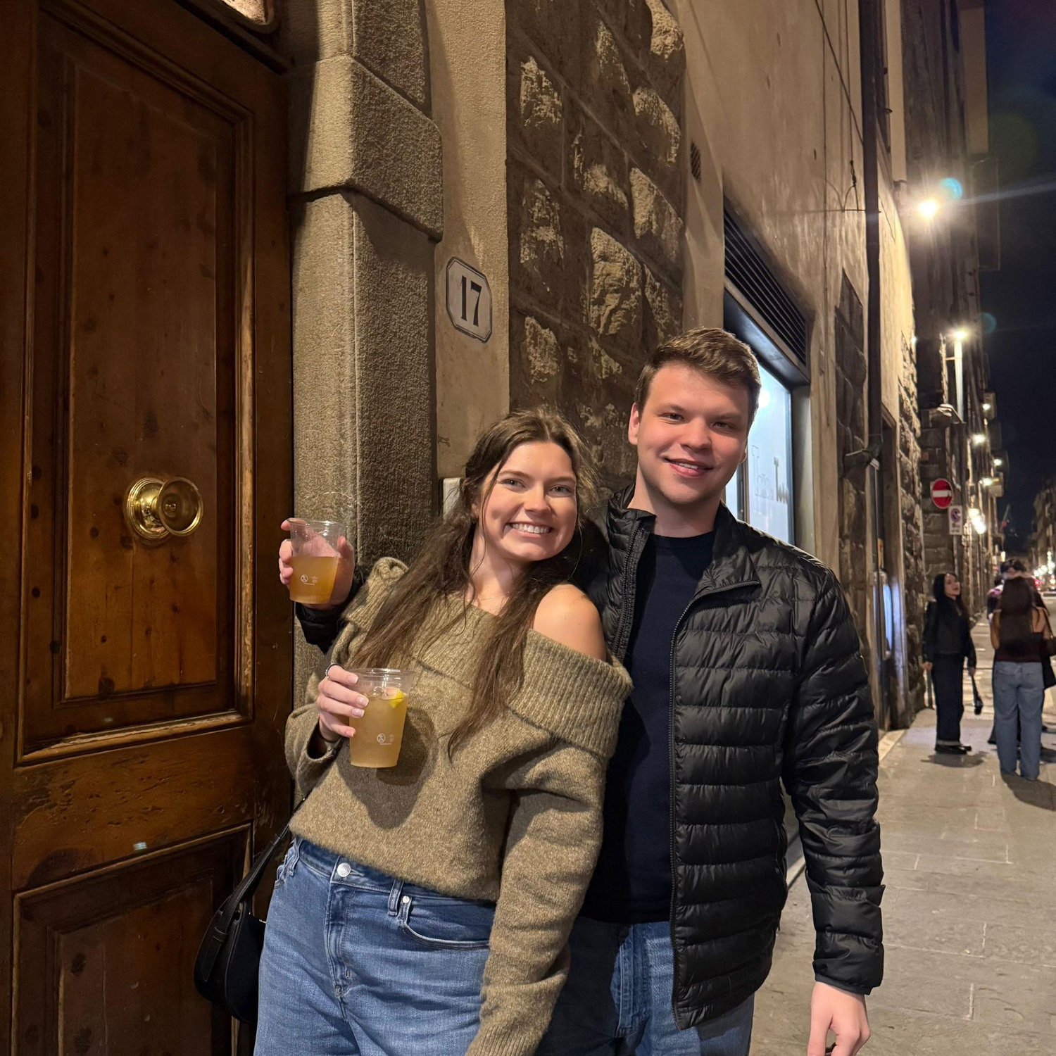 February 2026: Of course we made friends with locals in Florence! We had a blast on our night out