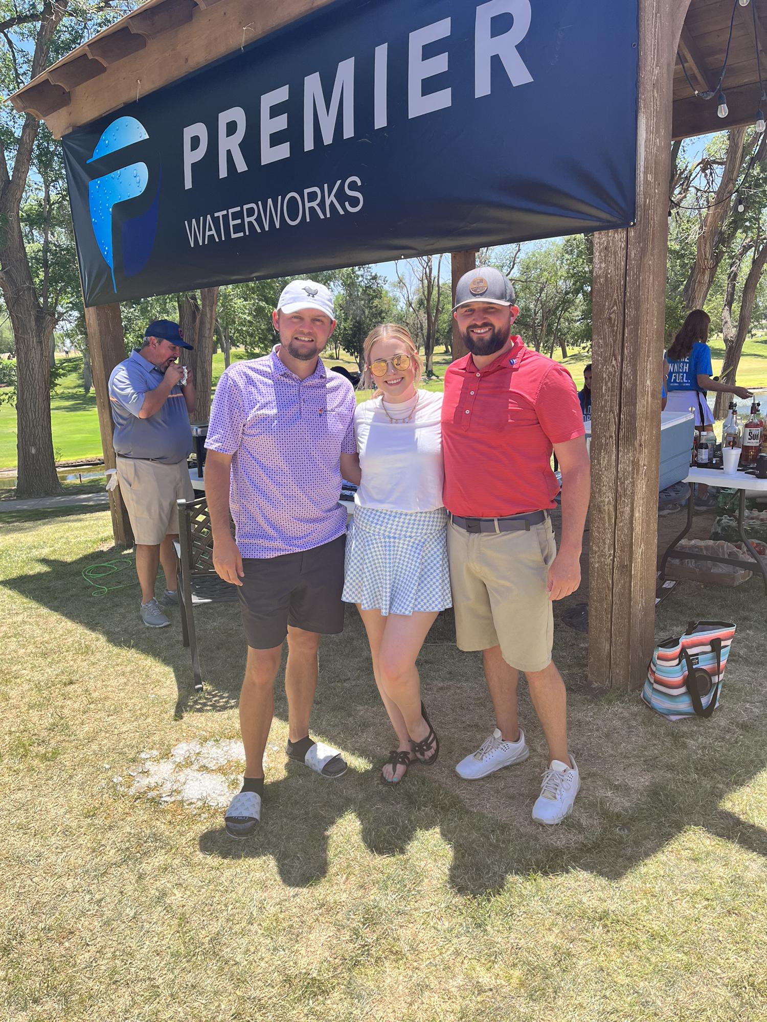 Braden & Jeremy at the Hillcrest Swinger Golf tournament.